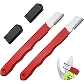 2pcs Pocket Blade Sharpener, Premium Wolfram Steel Garden Tool Sharpener | Multipurpose Usage Knife Sharpener for Pruning Shears Hatchets Scissors Sickle Fence Shears