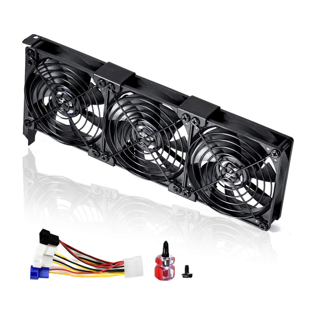 Photo 1 of SCCCF 3x90mm 92mm Graphic Card Fans, Graphics Card Video Card VGA PCI Slot Fan GPU Cooler
