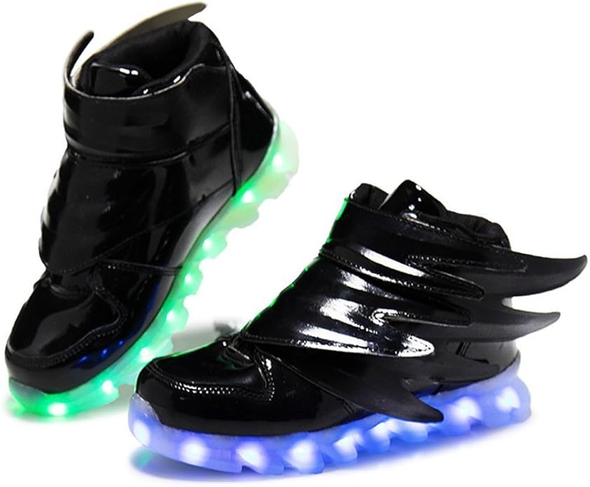 Kids LED Shoes Light up Sneaker 7 Colors Flashing Shoes