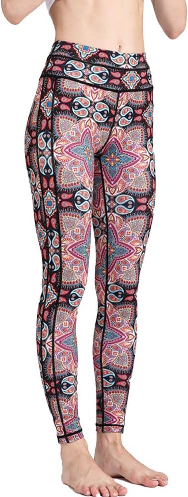 Hioinieiy Women's Floral High Waisted Yoga Pants Various Styles Workout Leggings