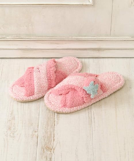 Amazon Co Jp コクーニスト Cocoonist スリッパ ルームシューズ イチゴ クロス サンダル アイボリー ホーム キッチン