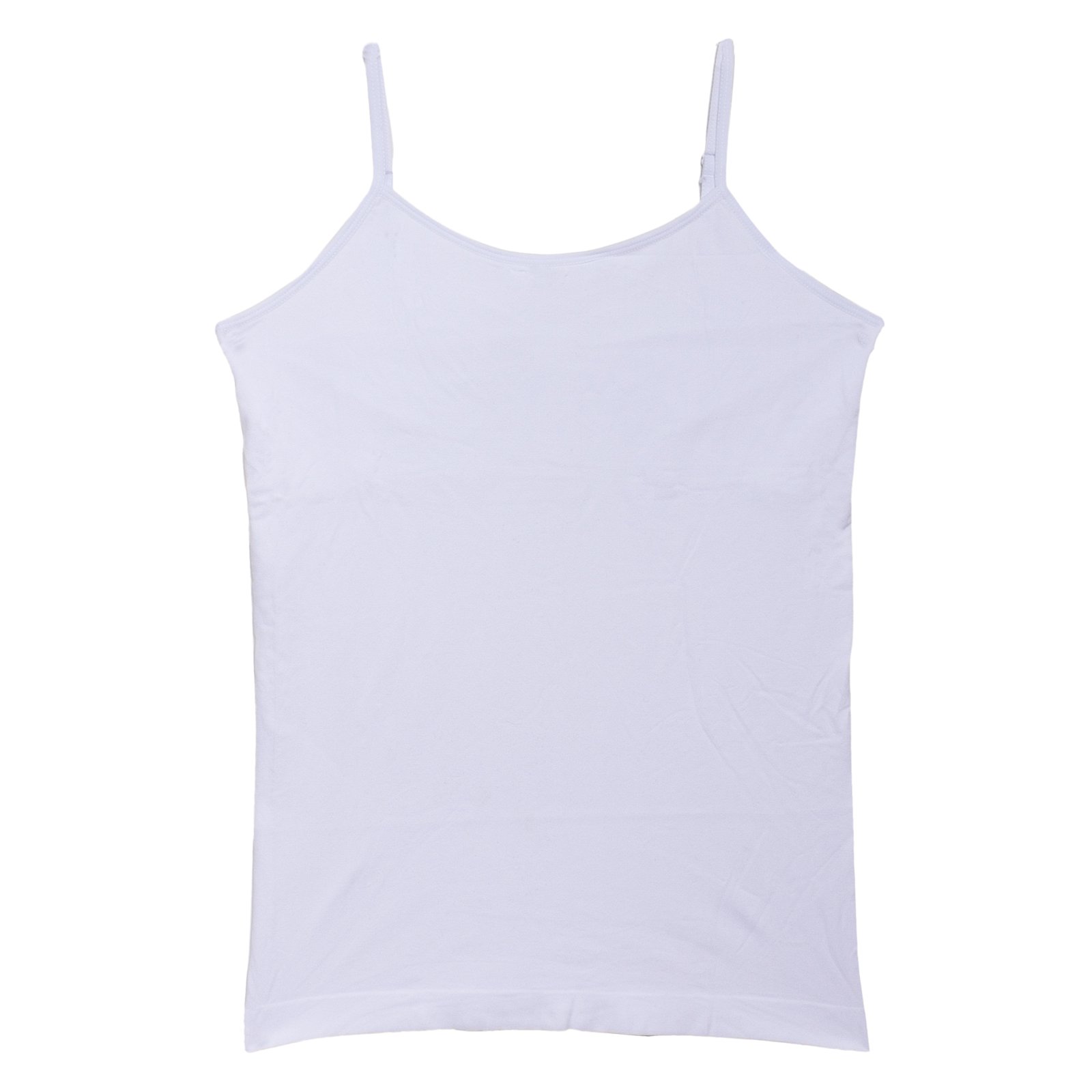 Coobie Seamless Camisole with Shelf Bra and Lace Trim