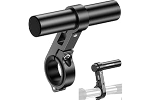 LOKTENWO Bike Handlebar Extender - 3.93" Aluminum Extension with Aluminum Alloy Single-Clamp Mounting Base for Bicycle and Motorcycle, Fits Handlebar Diameters of 0.875"/ 1.0"/ 1.125"/ 1.26"