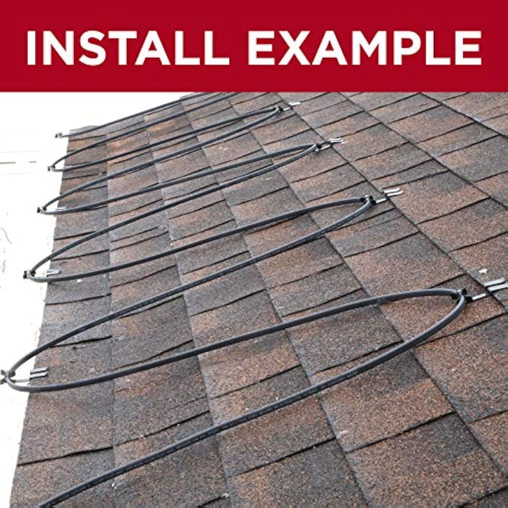 Heat Tape Pro For Ice Dam Prevention Heavy Duty SelfRegulating Plug