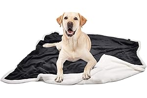 Kritter Planet Large Dog Blanket, Super Soft Fluffy Sherpa Fleece Dog Couch Blankets and Throws for Large Medium Small Dogs Puppy Doggy Pet Cats, 50x60 inches