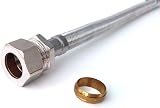 Xcel Home M10 x 15mm Compression Flexible Tap Connectors 500mm Pair view 3