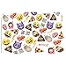 Tervis emoji - All Over Collage Tumbler with Wrap and Black Lid 16oz, Clear