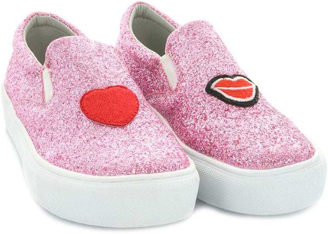 pink glitter sneaker