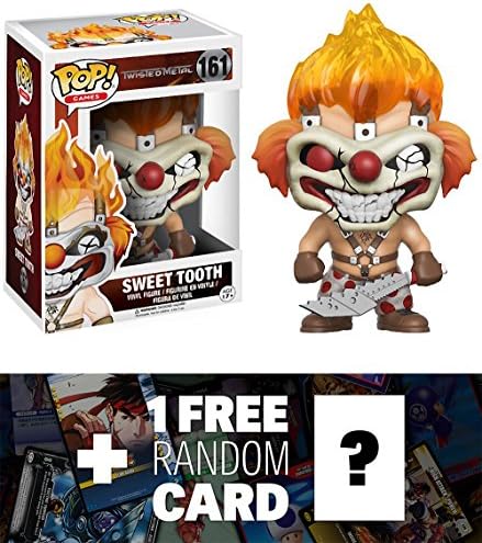 Sweet Tooth: Funko POP! x Twisted Metal Vinyl Figure + 1 FREE Video Games Themed Trading Card Bundle (117098)