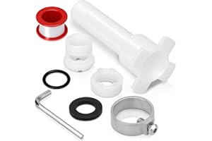 LEETAT Four in One Tub Spout Adapter, Tub Spout Diverter Repair Kit Bathtub Faucet Replacement Parts Bathtub Spout Adapter Kit Fits (Compatible with1/2'' Copper Pipe, 1/2'' and 3/4'' Pipe Thread)