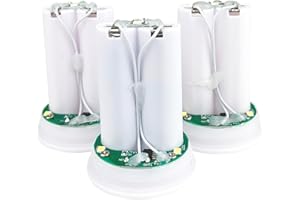 National Artcraft Versatile Battery-Operated Cool White LED Light Insert for Small Decorations - 3/Pack