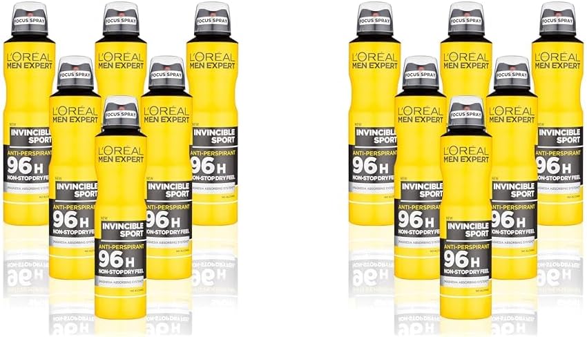 L’Oréal Men Expert Invincible Sport 96H Antiperspirant 250 ml Pack 12