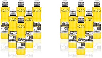 L’Oréal Men Expert Invincible Sport 96H Antiperspirant 250 ml Pack 12
