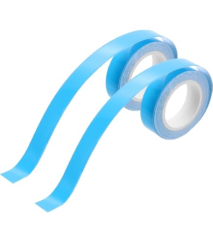 Cinta Adhesiva Fluorescente Azul Que Brilla En La Oscuridad - 9.8 Pulgadas Ancho, 50 Yardas, Para Seguridad Y Marcado