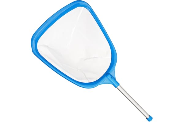 TidyMister Pool Skimmer Hot Tub Skimmer Spa Net with 12'' Aluminum Pole Ultra Fine Mesh Pool Net Handy Leaf Skimmer for Small