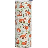 Makachen Fox Stainless Steel Vacuum Insulated Coffee Tumbler Cup Travel Mug 20 OZ For Home, Office, Sport, Party, Gifts