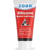 ZDBB Brake Grease Lubricant Silicone Brake Caliper Grease Guide Pin Lube | High Temperature Brake Pad Lube, Waterproof, Safe for Rubber O-Rings Automotive Grease for Quiet &amp; Smooth Braking 1oz 1-Pack