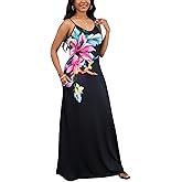 SheKiss 2026 Women's Casual Summer Floral Long Maxi Dresses Floor Length Sleeveless Plus Size Sundresses