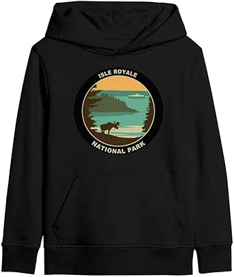 Amazon.com: Isle Royale National Park Hoodies for Boys Hooded Sweatshirt Breathable Hoodie: Clothing