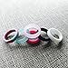 DoerDo Silicone Wedding Ring for Women, Durable Rubber Sport Band for Active Style - 6 Rings Pack