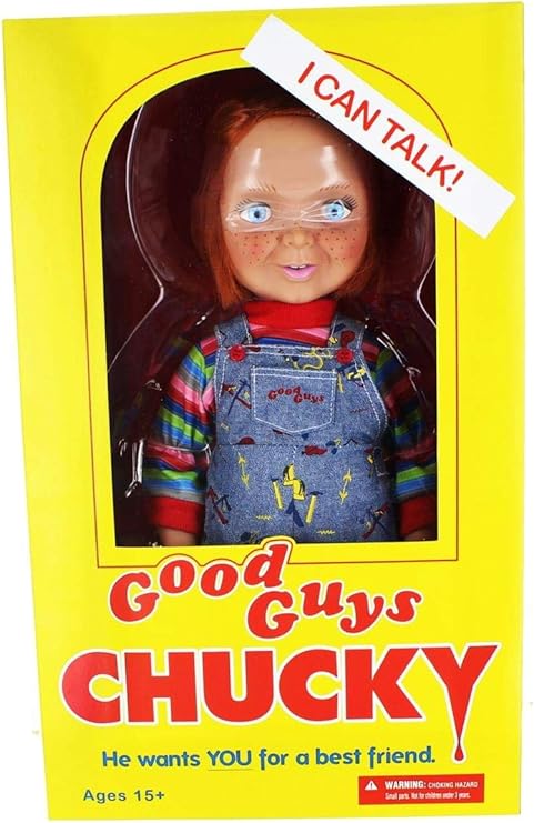 Amazon メズコ チャイルドプレイ グッドガイ チャッキー 15インチ トーキングフィギュア フィギュア ドール 通販