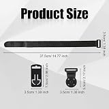 NQEUEPN Magnetic Hanging Strap Kit for Fluke Digital Multimeter Black view 2