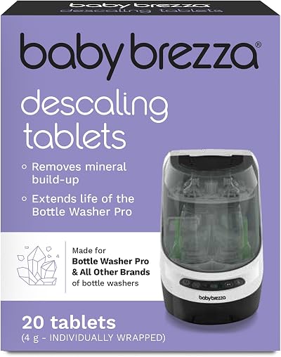 Baby Brezza Descaling Tablets for Bottle Washer Pro - Pack of 20