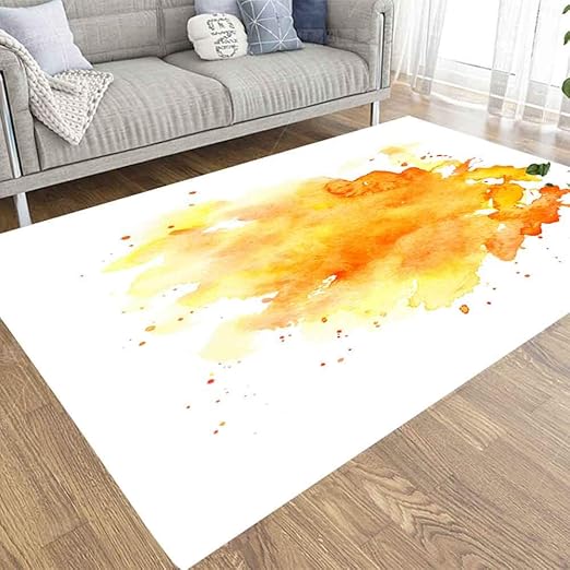 Amazon Com Capsceoll 3x5 Area Rugs Play Area Rug Watercolor Stains White Background Abstract Blots Isolated Bright Colors Watercolor Colorful Area Rugs For Bedroom Living Room Kitchen Kitchen Dining
