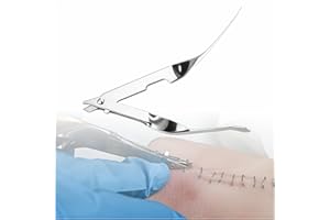 MUROCEA Skin Staple Remover Tool - Surgical Grade Stainless Steel Staple Extractor for Veterinary and Wound Care 1pcs