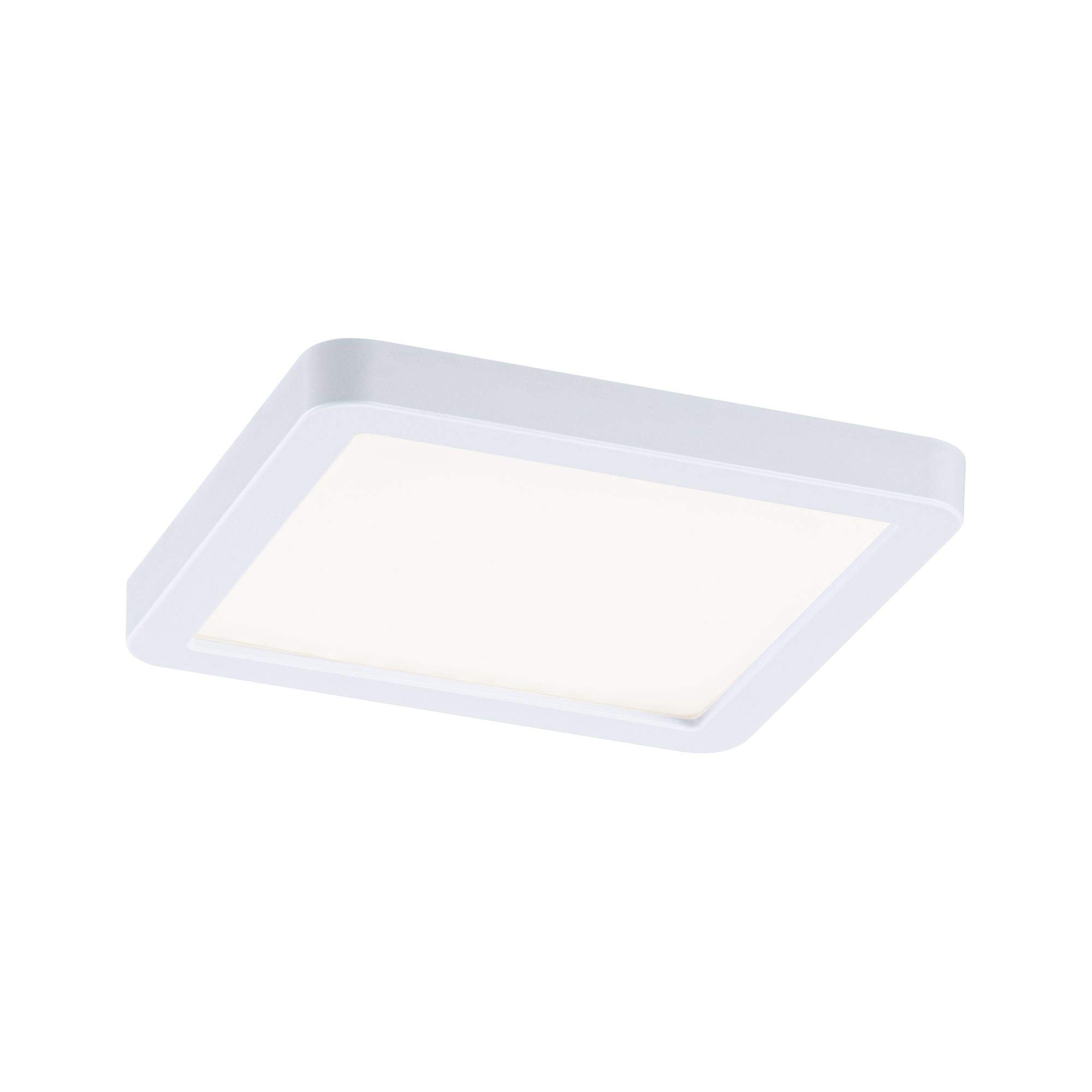 Paulmann 93041 Areo VariFit LED Panel recessed luminaire IP44 Neutral White 118x118mm Rectangular incl. 1x6.5W White Ceiling lamp Plastic 4000K