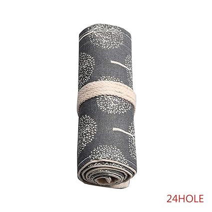 Dpolrs Imprimé Arbre Blanc Noir Motif Déroule Toile Peinture