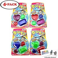 Gosu Toys Dive Fun Crystal Gems Swimming Pool Dive Toy Gem Diving Training Toy Sinker for Kids Fun with 2 Stickers