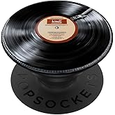 Vinyl Record Player Vinyl Collector Retro Music Lover PopSockets Adhesive PopGrip