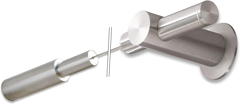 Phos Edelstahl Design Seilspannsystem Mit 10 Meter Spannseil Einkurzbar Axialer Lateraler Seilspanner Gardinenseil Gardinendraht Stahlseil Seilsystem Drahtseil Vorhang Gardine Seilspanngarnitur Amazon De Baumarkt