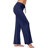 VALANDY Creamlush Wide Leg Pants Woman Drawstring Pajamas Lounge Pants Loose Comfy Sleepwear Casual Yoga