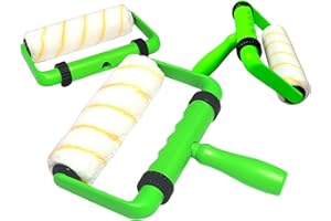 BetterGrip Ergonomic Versatile Lightweight Durable Paint Roller - 9 inch Paint Roller Frame Kit with Extension Handle - Comfortable Grip Minimizes Soreness & Fatigue, Finish Paint Projects Quicker