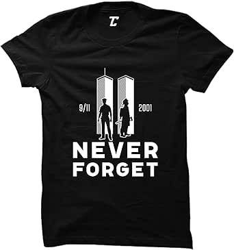 Amazon.com: 9/11 Police Firefighter - Tribute Never Forget Women's T ...