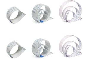 Pastall Raspberry Pi Camera Cable, 6pack 15 Pin (15cm×2pcs/30cm×2pcs/50cm×2pcs) FFC Ribbon Flexible Flat Cable for Raspberry Pi Module Camera