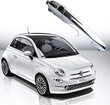 Hoypeyfiy Right Door Handle Fiat 500 Chrome Offside Driver Side view 3