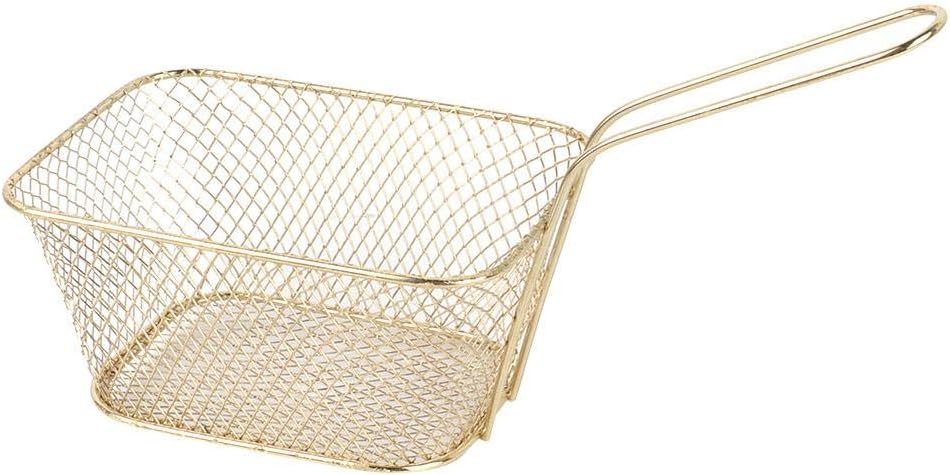 Mini Stainless Steel Chips Deep Fry Baskets Food Presentation Strainer Potato Cooking Tool Large Size