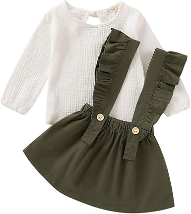 baby suspender dress