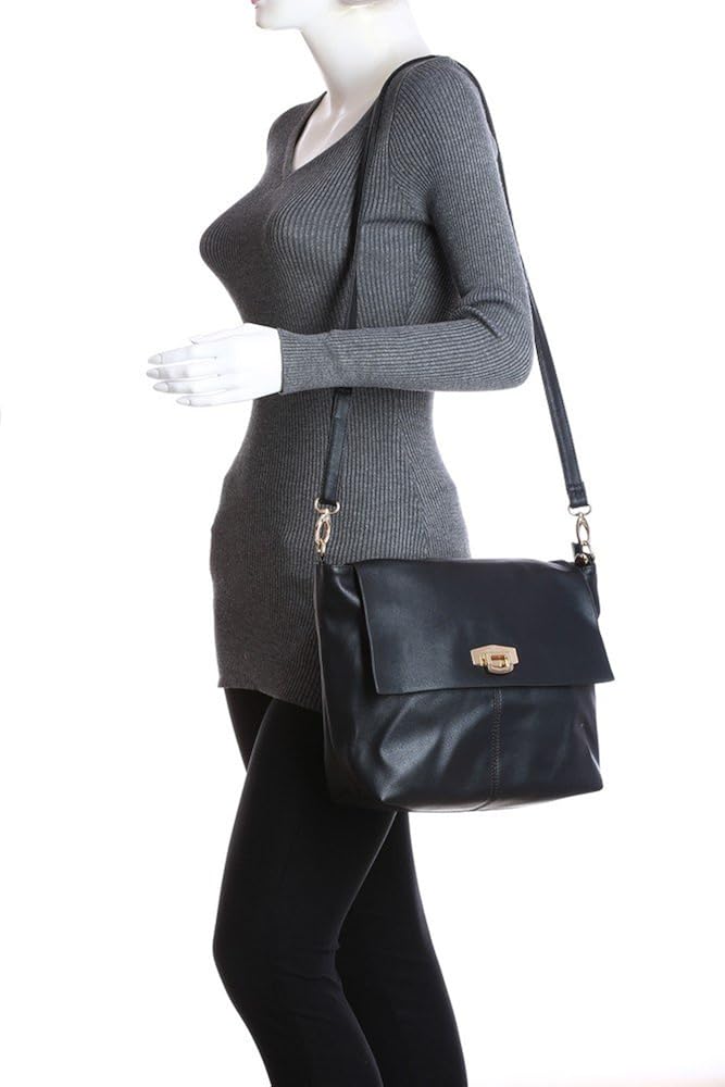 caprese bonnie women's satchel (black)