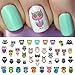 Owl Assortment Nail Art Waterslide Decals Set #2 - Salon Quality!