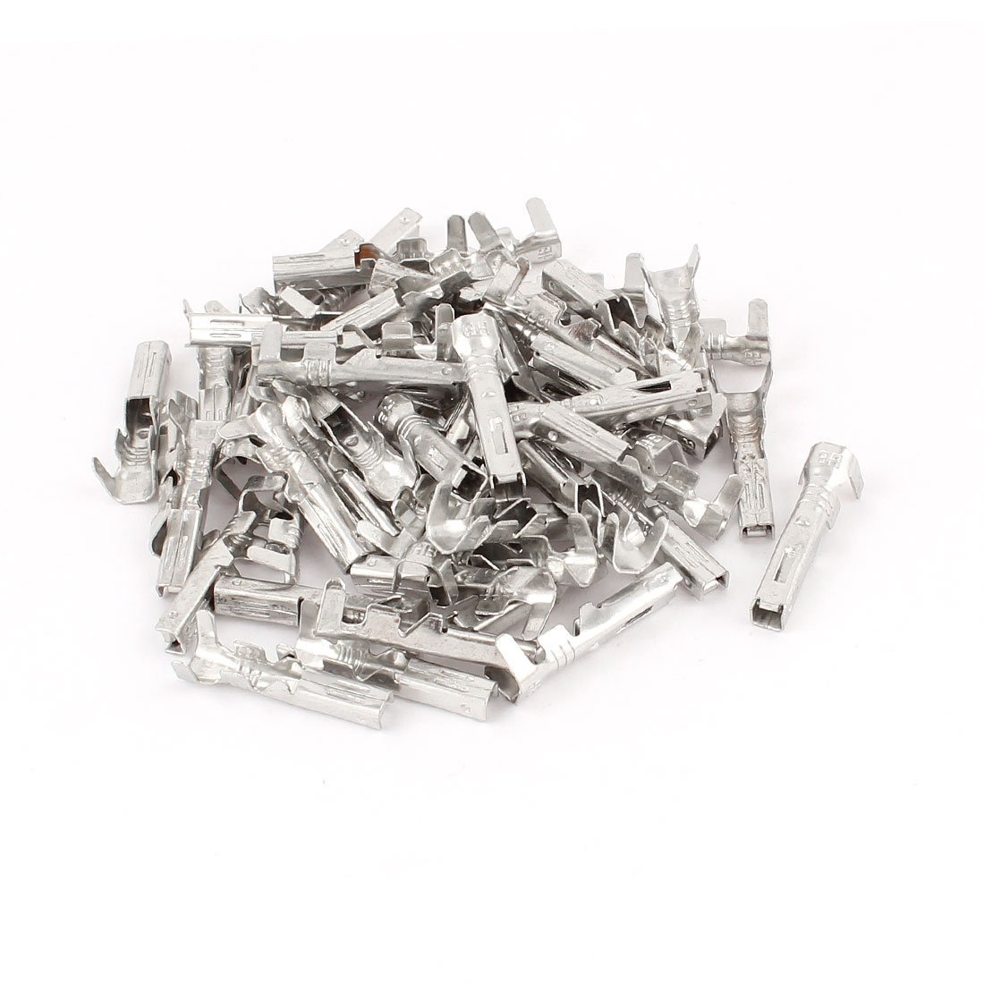 sourcing map 50Pcs 1.5mm Metal Female Spade Terminal for Nylon Multi-Pin Connector
