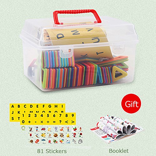 Banne Magnetic Blocks Storage Box,113PCS Magnetic Tiles Kids, Magnetic Building Blocks Set Boys Girls, Magnet Tiles Educational,Magnetic Toys Toddlers - Thumbnail 6