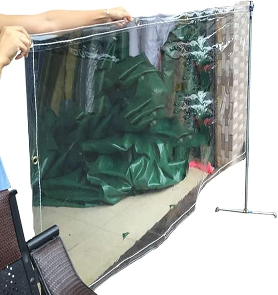 Outdoor Waterproof Cloth, Transparent Thick PVC Cover Rain Sunscreen