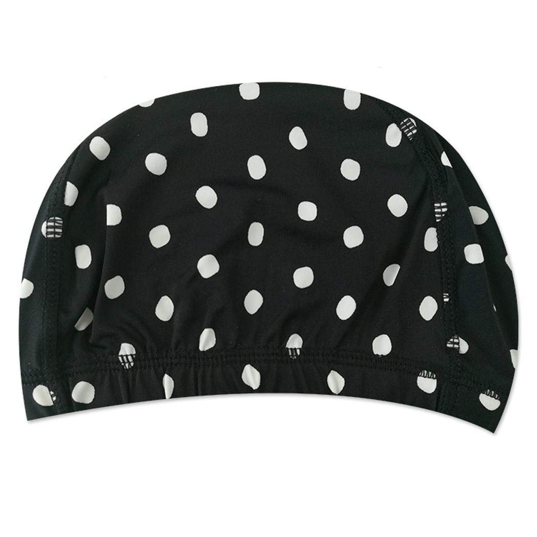 kirken Unisex High Elastic Swimming Caps Summer Water Sport Pool Hat Swim Caps