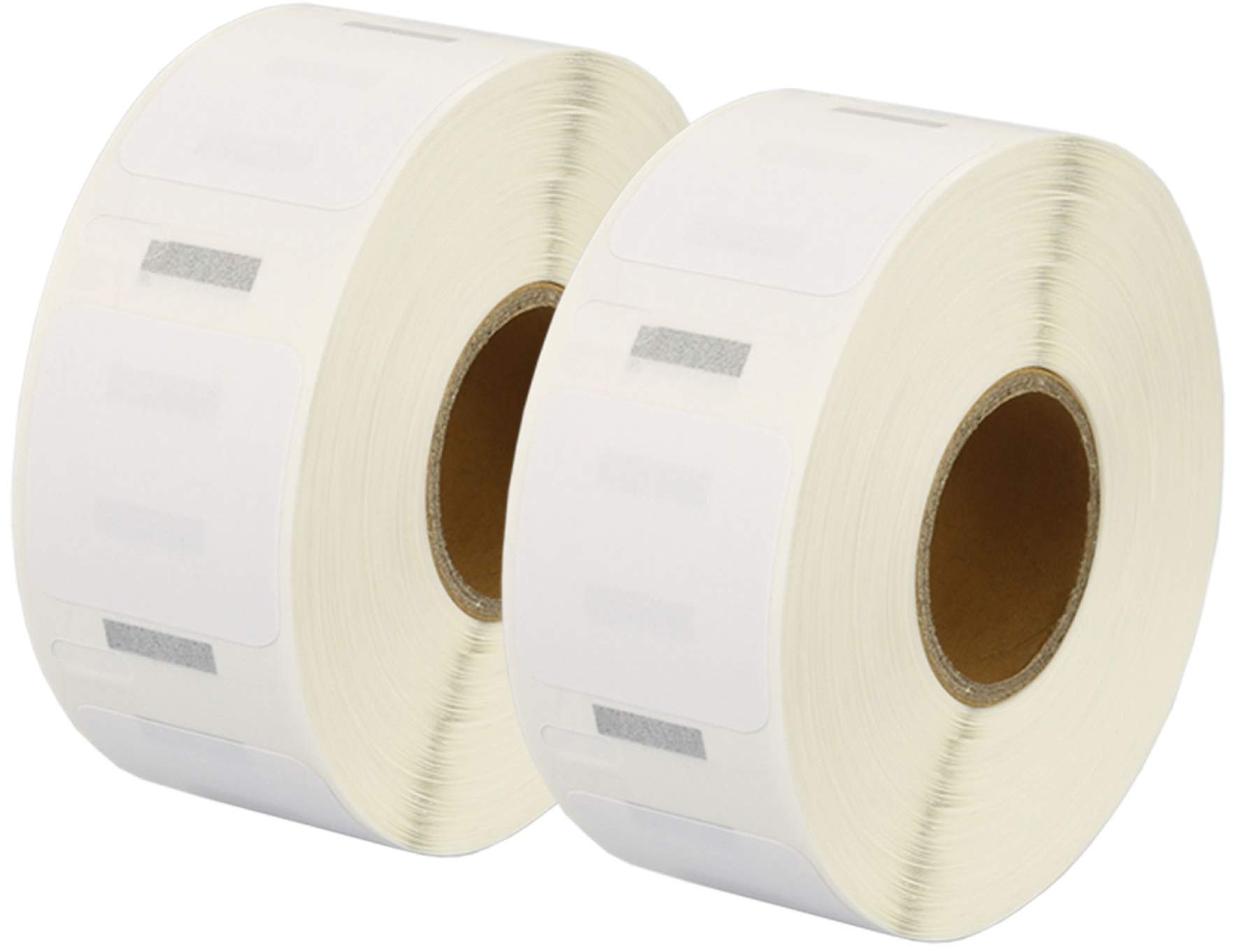 2 Compatible Rolls S0929120 25mm x 25mm Labels for LabelWriter 4XL 450 400 330 320 Twin Turbo Duo Seiko SLP 450 440 430 420 410 400 240 220 200 100 Pro Plus (750 Labels per Roll, Removable)