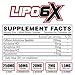 Nutrex Research Lipo 6X | Multiphase Liquid & Beadlet Rapid Thermogenic Fat Burner (60 Capsules)