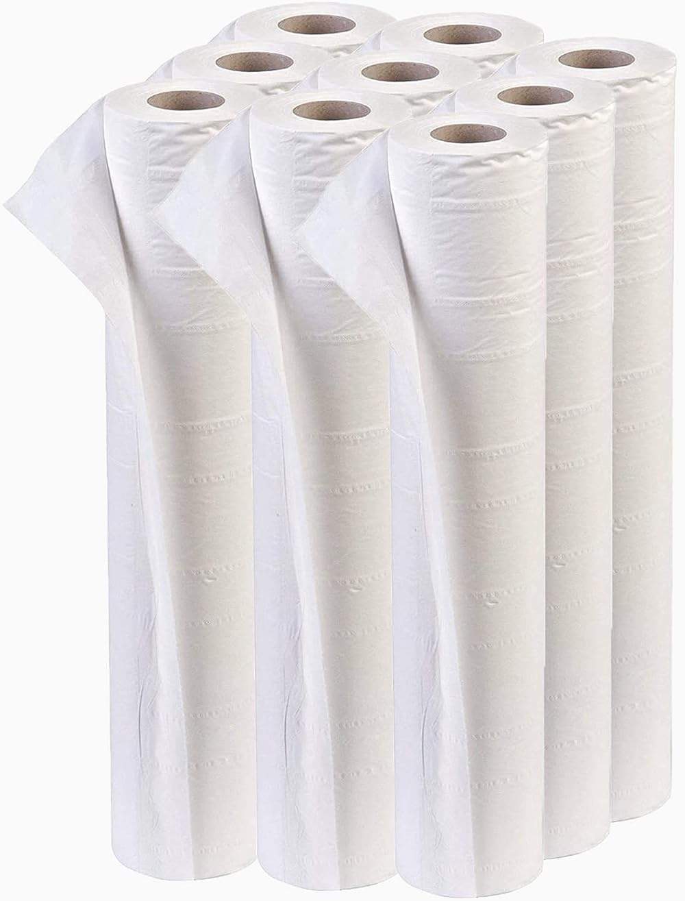 TPZ 40m White Hygiene Couch Roll 20in 508mm Perforated - Professional Use